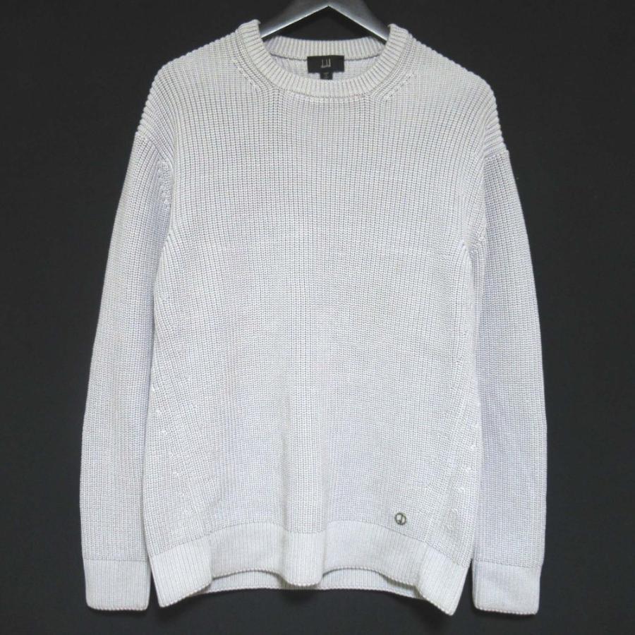 dunhill（ダンヒル） 美品 長袖 クルーネック コットンニット セーター 