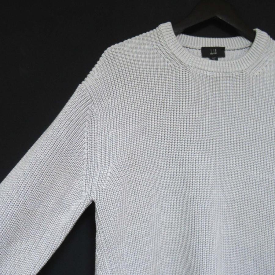 dunhill（ダンヒル） 美品 長袖 クルーネック コットンニット セーター 