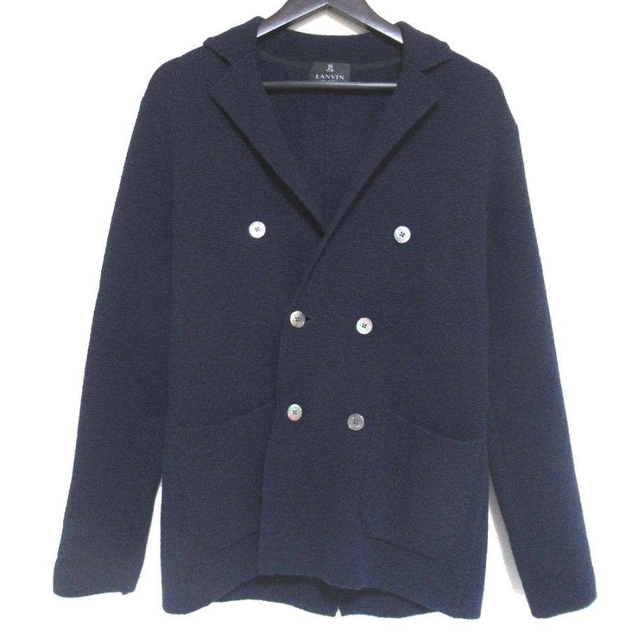 LANVIN COLLECTION 美品 ランバンコレクション シェルボタン ダブル