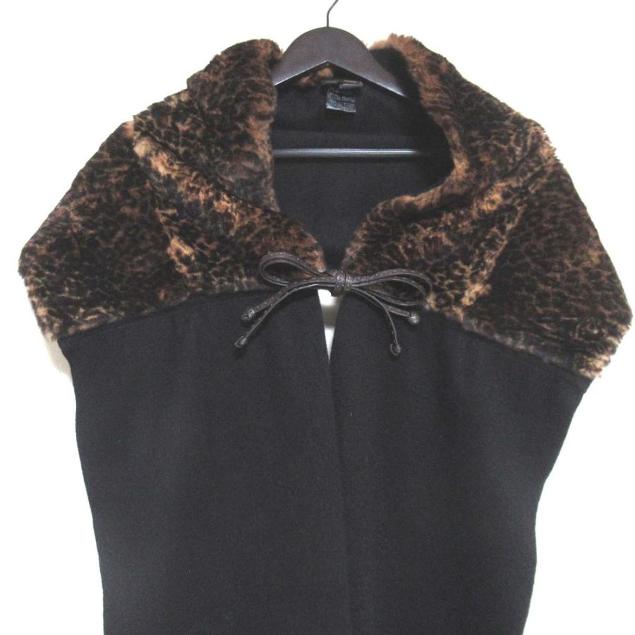 FENDI（フェンディ） 美品 カシミヤ×ミンク レオパード柄