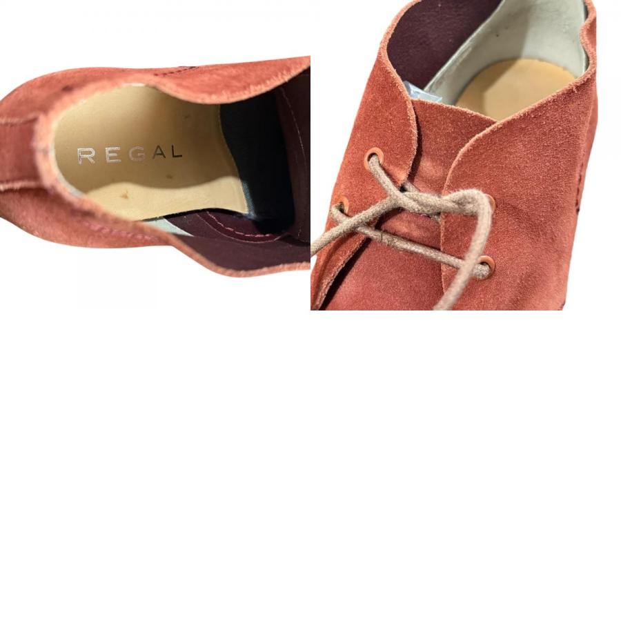 美品 REGAL リーガル スエード クレープソール チャッカブーツ 23 1/2 ブラウン メンズ 古着 中古 USED REGAL（リーガル） 美品 スエード クレープソール チャッカブーツ 23 1