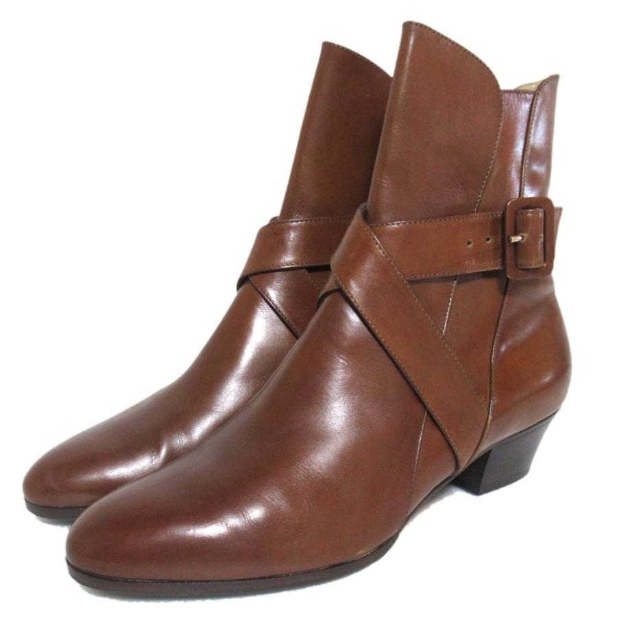 美品 Salvatore Ferragamo サルヴァトーレフェラガモ ショートブーツ