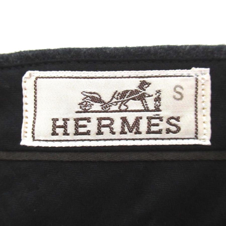 HERMES（エルメス） 美品 レザーウエスト ウール カシミヤブレンド