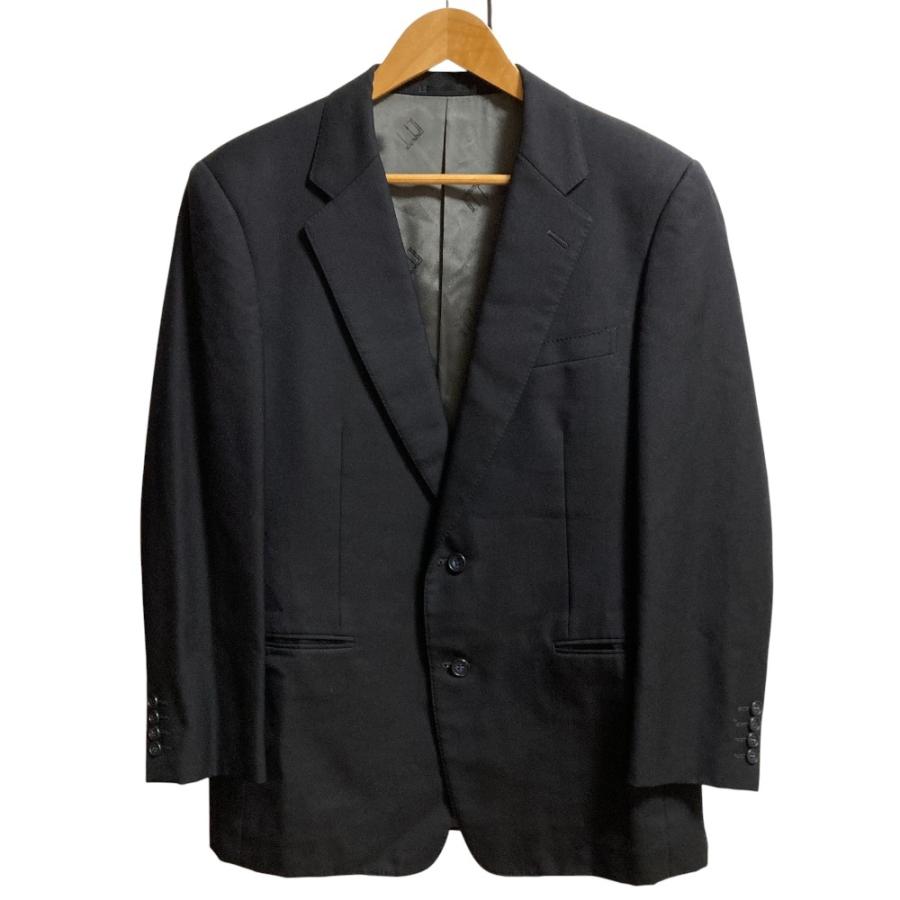 dunhill ダンヒル キルティング テーラードジャケット 中綿 ネイビー dunhill（ダンヒル） 良品 シングル テーラードジャケット ネイビー
