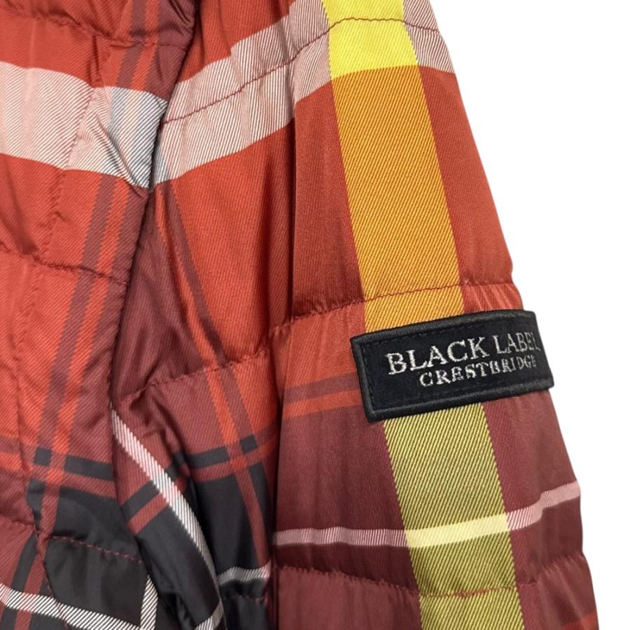 未使用 BLACK LABEL CRESTBRIDGE ブラックレーベルクレストブリッジ チェック柄 2WAY ベスト ダウンジャケット M レッド メンズ 古着 中古 USED 未使用 BLACK LABEL CRESTBRIDGE ブラックレーベルクレストブリッジ