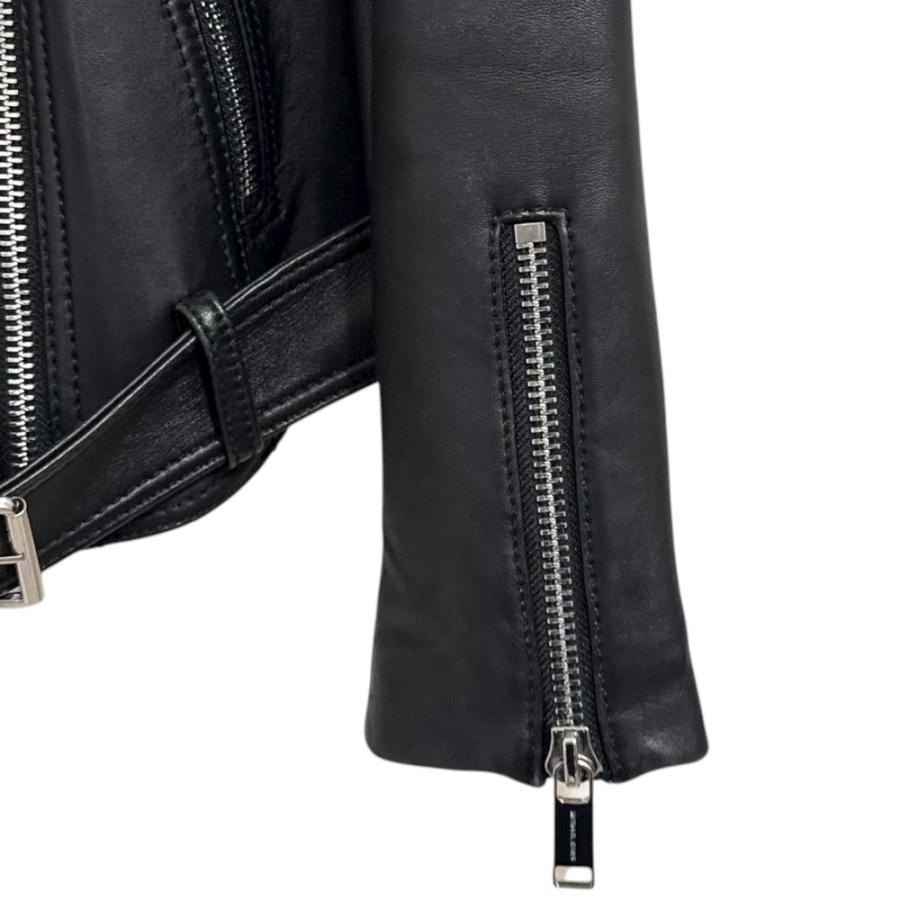 新品タグ付き　マイケルコース　MICHAEL KORS ライダースジャケット本革 公式アウトレット】HERMAN KEY シングル ライダースジャケット