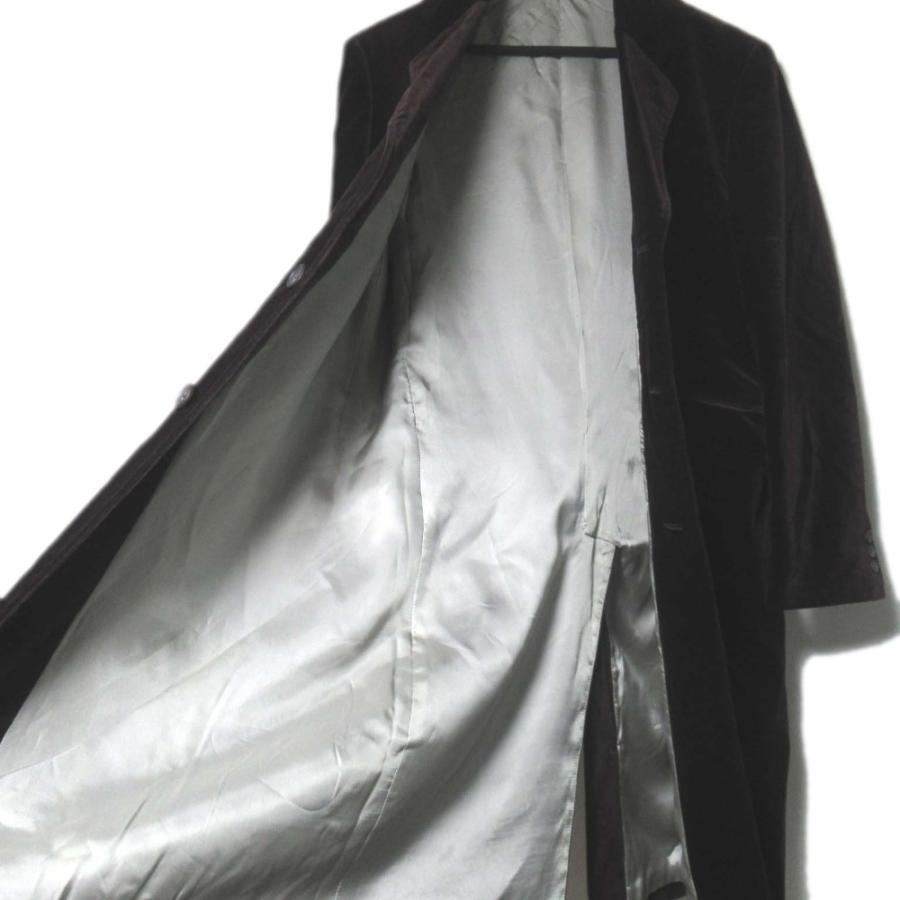 希少✨️着丈110 ポールスミス ベロア チェスター コート ロング ブラウン Paul Smith（ポール・スミス） 美品 ベロア シングル チェスターコート