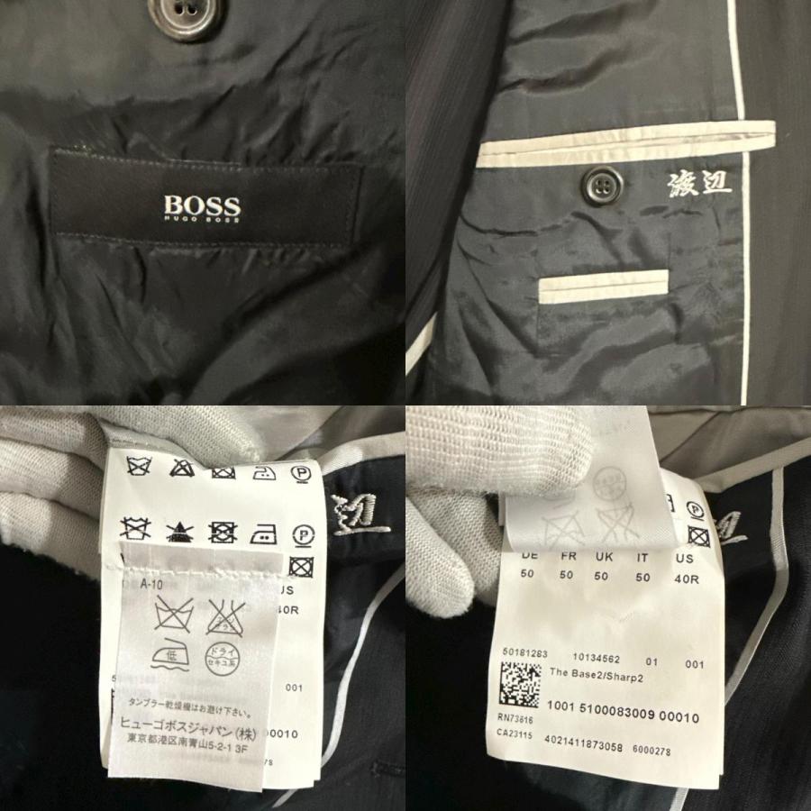 HUGO BOSS（ヒューゴ・ボス） 美品 ピンストライプ テーラード