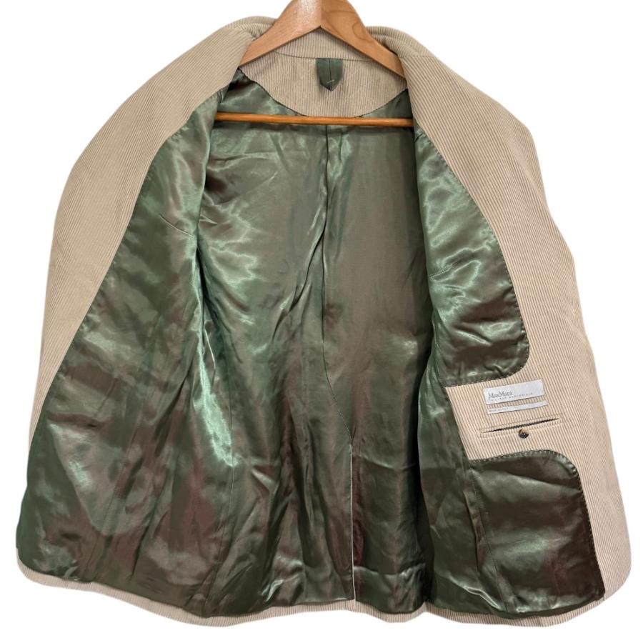 美品 24AW Max Mara マックスマーラ TAILLEUR SARTORIALE サルトリアーレコレクション ジャケット＋パンツ サイズ40 ベージュ レディース 古着 中古 USED Max Mara（マックスマーラ） 美品 24AW Max Mara TAILLEUR SARTORIALE