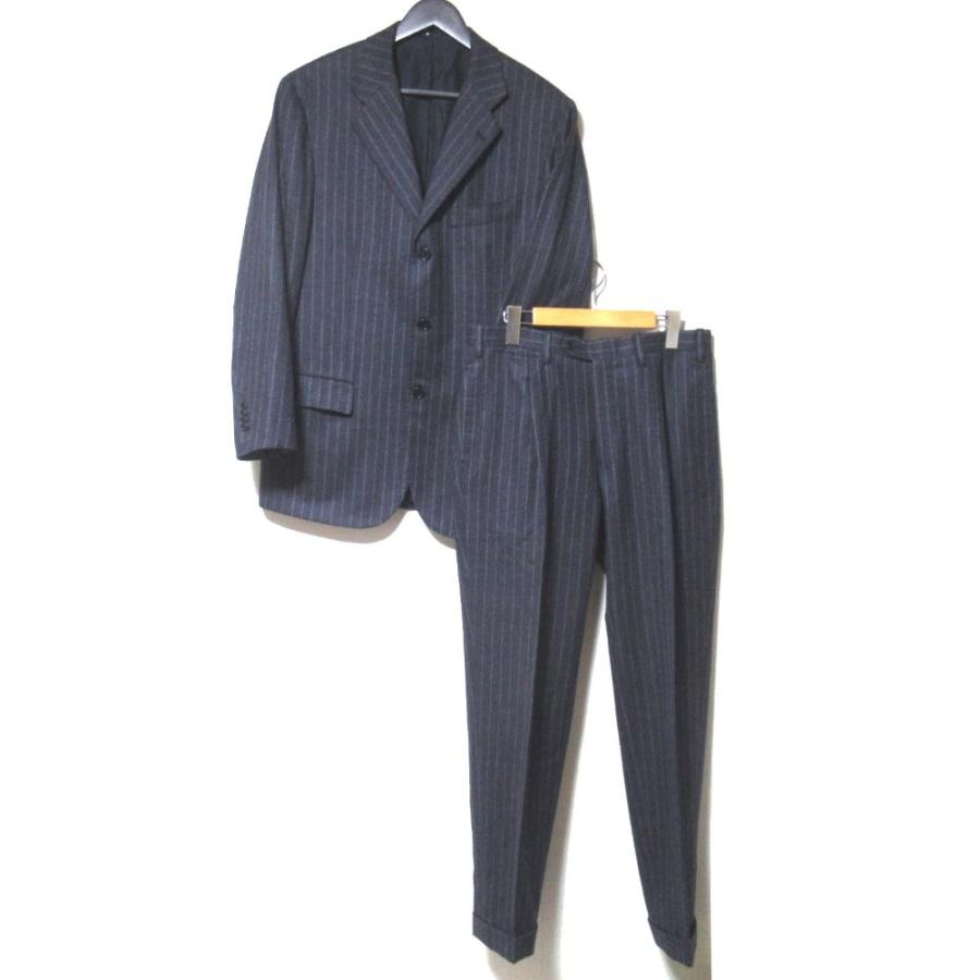 キートン　ジャケット　カシミヤ100% テーラード 良品 Kiton キートン カシミヤ100％ ピンストライプ テーラード