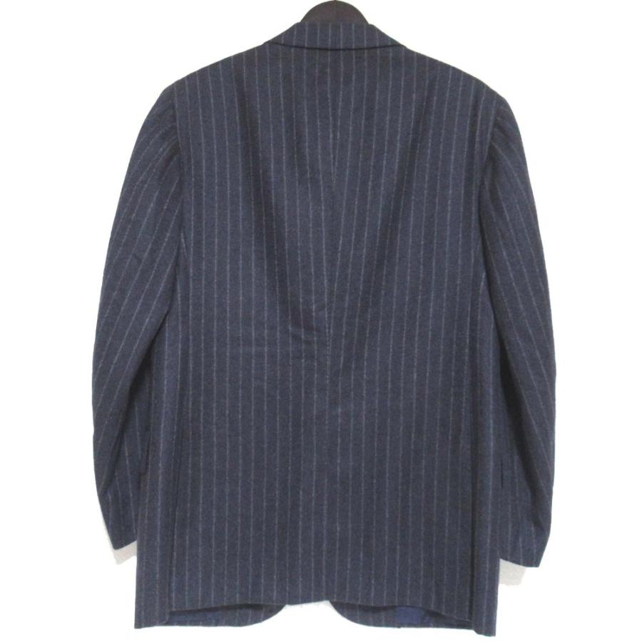 LARDINI／ピンストライプネイビースーツ／size 48 Lardini ピンストライプ ダブルスーツ | ブルー | FARFETCH JP