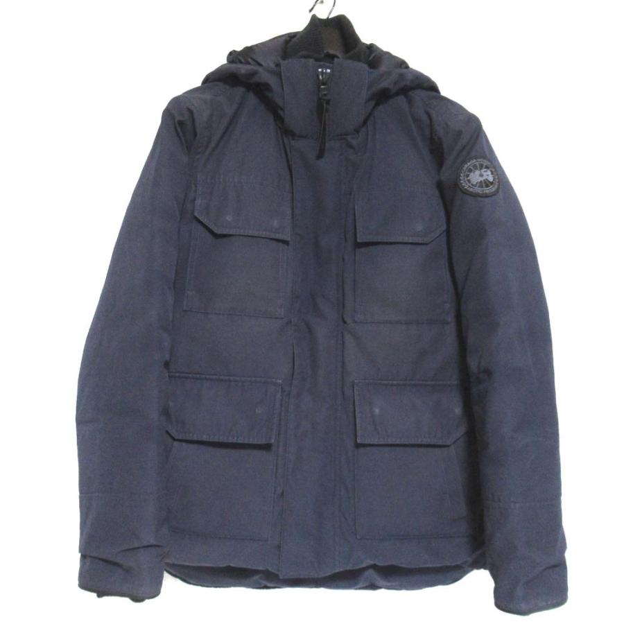   カナダグース ブラックレーベル MEITLAND PARKA メイトランドパーカー ダウンジャケット 4550MB S/P ネイビー メンズ 古着 中古 USED CANADA GOOSE（カナダグース） ブラックレーベル MEITLAND PARKA