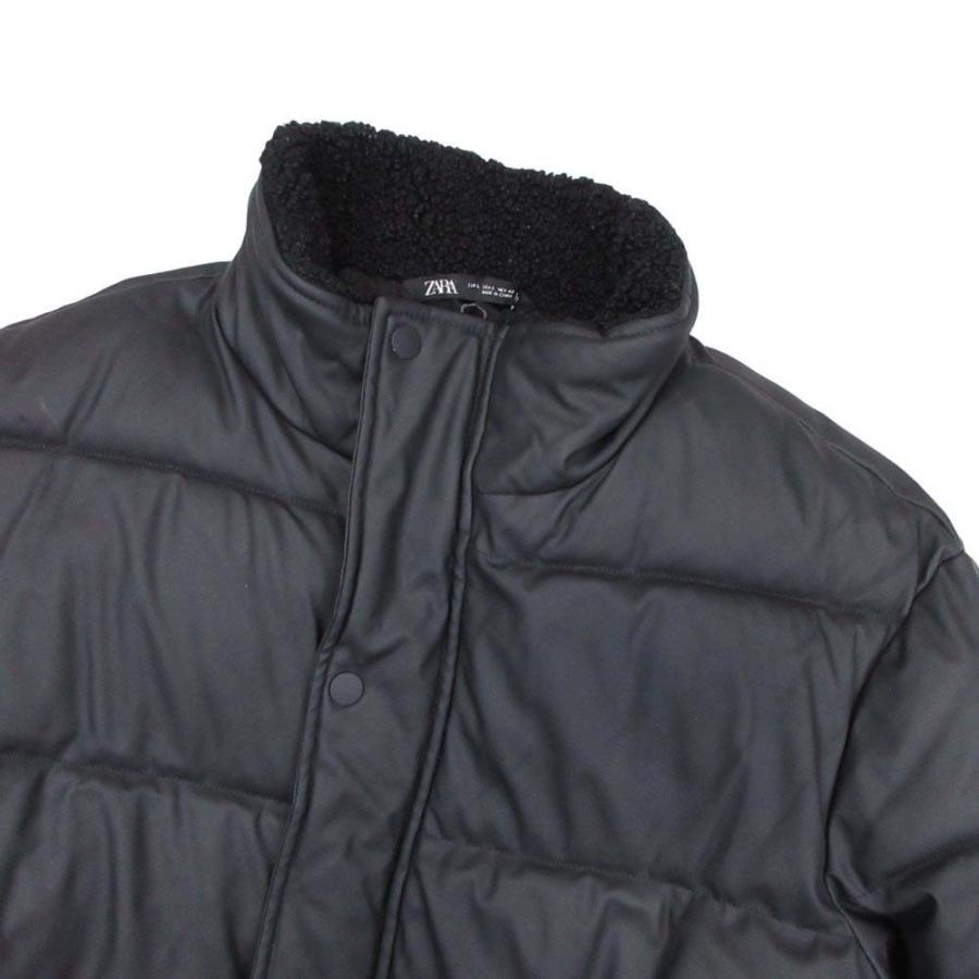 ZARA（ザラ） ボア襟 ジップアップ 中綿 ジャケット キルティング