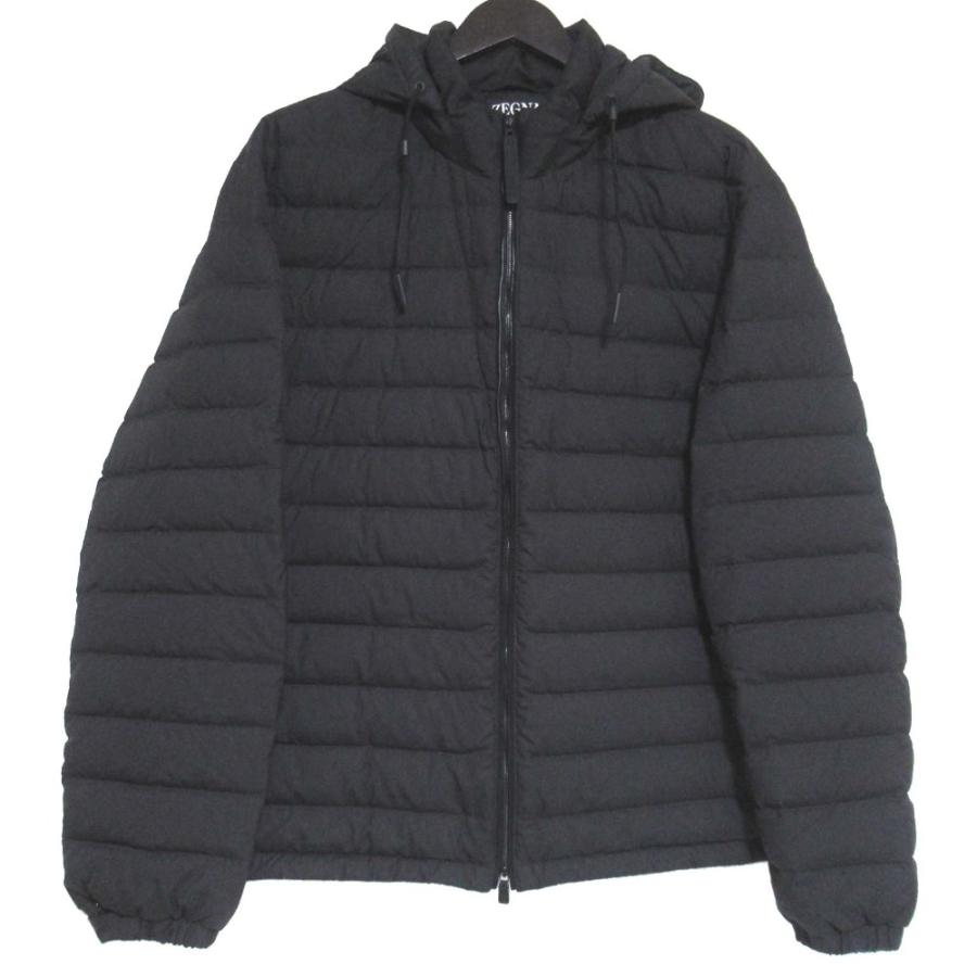 新品未使用　ZEGNA イタリア製LEGGERISSIMO ダウンジャケット ZEGNA（ゼニア） 美品 LEGGERISSIMO Hooded Bomber ジップアップ