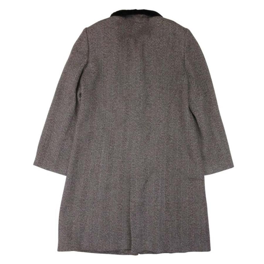Leilian（レリアン） 美品 ヌートリアファー襟 カシミヤ ロングコート 