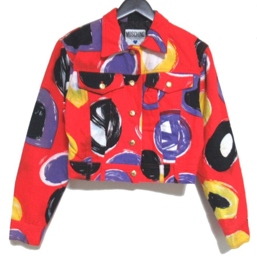 MOSCHINO JEANS モスキーノジーンズ ヴィンテージ ペイントプリント パ