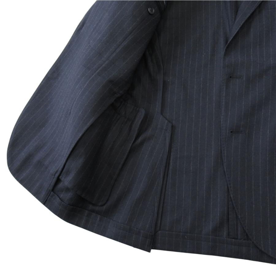 LARDINI（ラルディーニ） 美品 ストライプ ウール テーラード