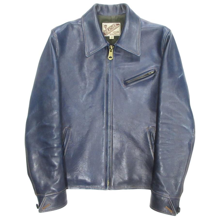 良品 Y'2LEATYER ワイツーレザー インディゴ ホース レザー ライダース