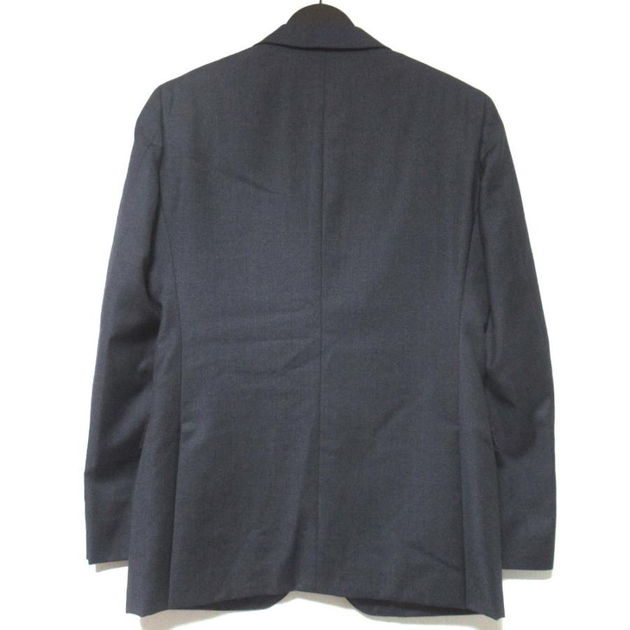 美品 SCABAL スキャバル パーソナルオーダー テーラードジャケット+スラックスパンツ スーツ セットアップ チャコールグレー メンズ 古着 中古_2
