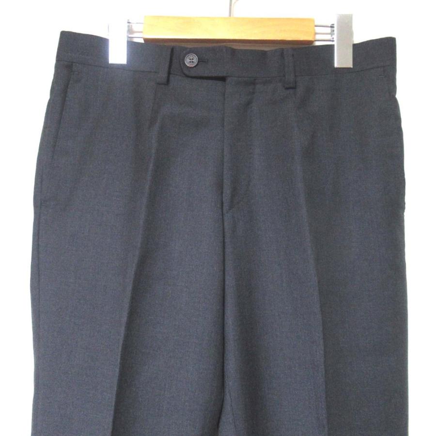 美品 SCABAL スキャバル パーソナルオーダー テーラードジャケット+スラックスパンツ スーツ セットアップ チャコールグレー メンズ 古着 中古_7