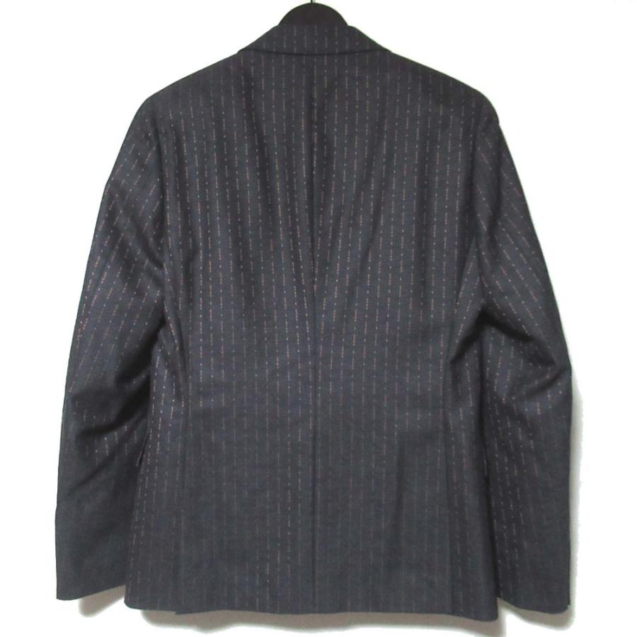 ETRO（エトロ） 美品 裏地ペイズリー柄 ロゴストライプ テーラード