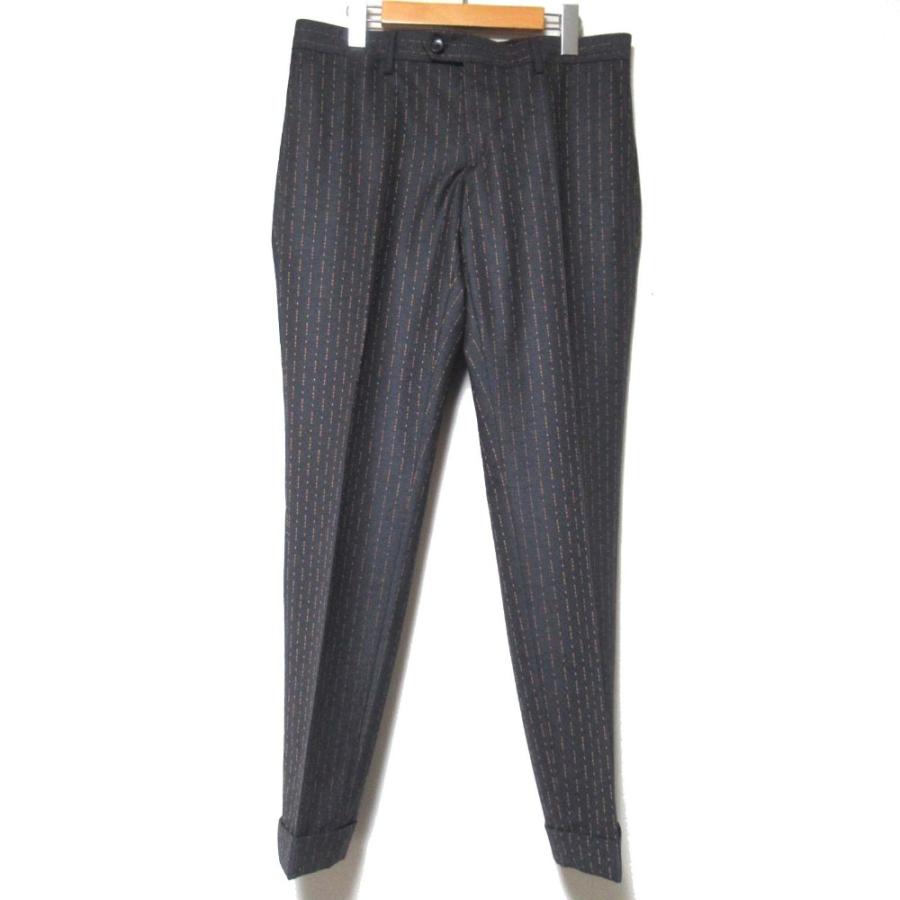 ETRO（エトロ） 美品 裏地ペイズリー柄 ロゴストライプ テーラード