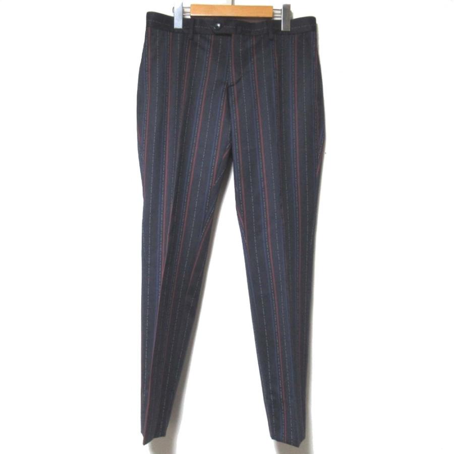 ETRO（エトロ） 美品 裏地ペイズリー柄 ロゴストライプ テーラード