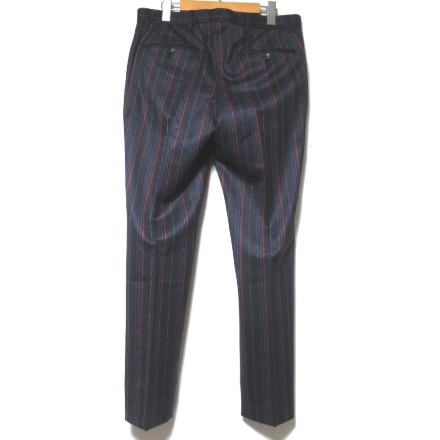 ETRO（エトロ） 美品 裏地ペイズリー柄 ロゴストライプ テーラード 
