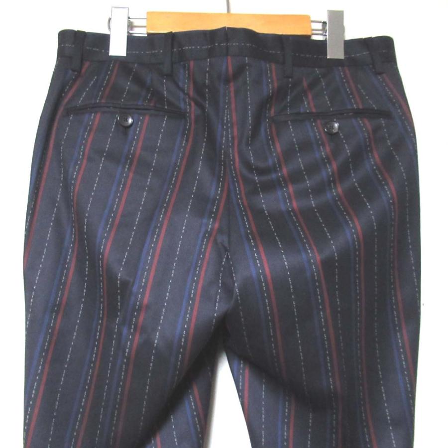 ETRO（エトロ） 美品 裏地ペイズリー柄 ロゴストライプ テーラード