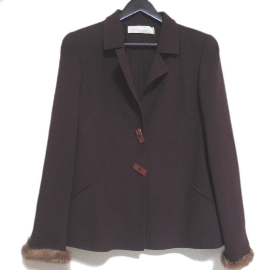 VALENTINO（ヴァレンティノ） 美品 ミンクファートリム シングル 