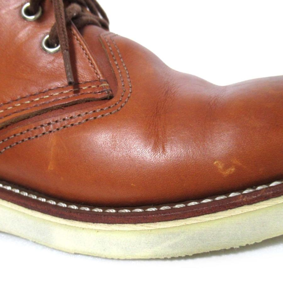 RED WING レッドウィング 3140 チャッカブーツ ブラウン size:25.0cm 中古 美品 RED WING レッドウィング 3140 ワークブーツ チャッカブーツ 8.5D