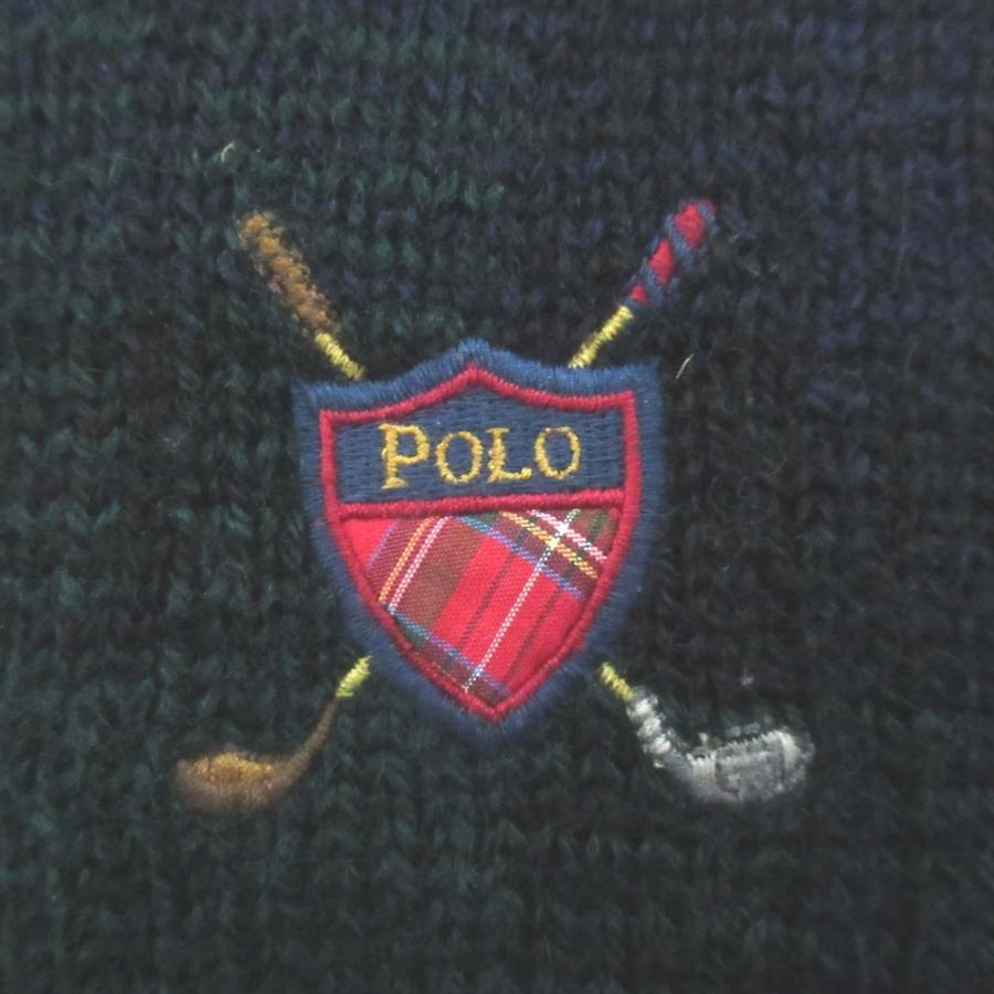 美品 Polo By Ralph Lauren ポロバイラルフローレン ポロ刺繍 ブラック