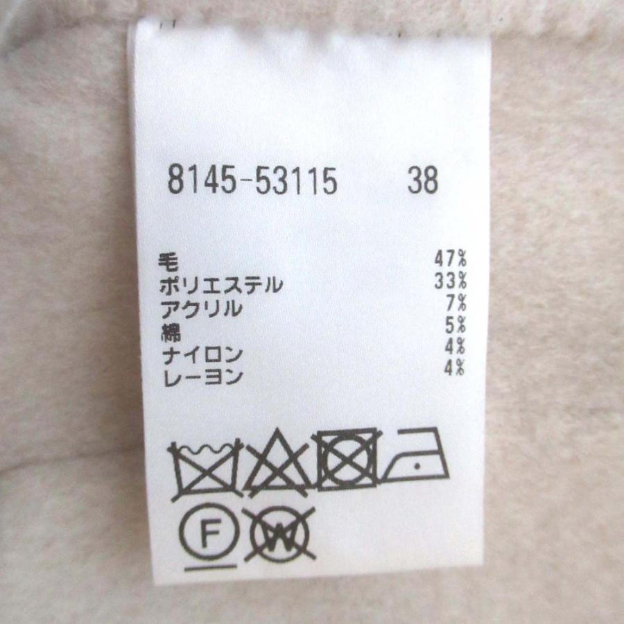 新品未使用品　pinore ダウンジレ　38サイズ 美品 24AW PINORE ピノーレ フーデッド ロングジレ ベスト 8145-53115