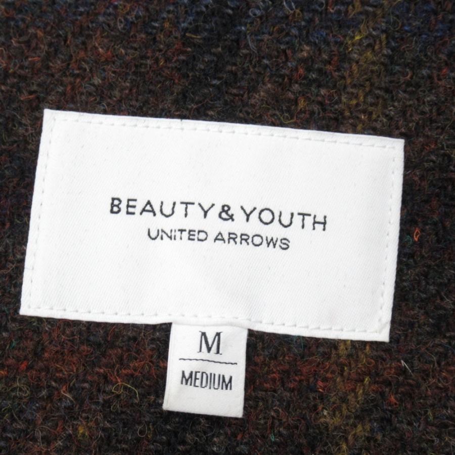 【美品】Harris Tweed Jacket beauty&youth BEAUTY＆YOUTH UNITED ARROWS 美品 B&Y BEAUTY&YOUTH ビューティー