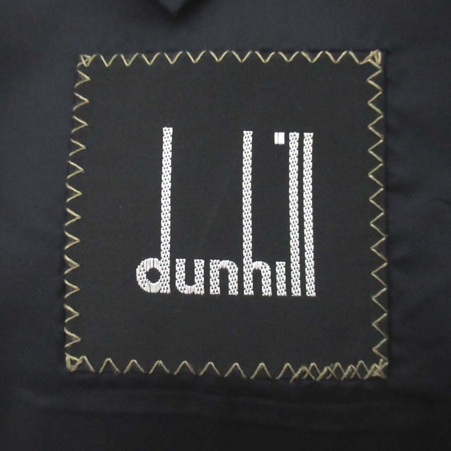 ダンヒルdunhillカシミヤ100%シングルテーラードジャケット48ネイビー dunhill（ダンヒル） カシミヤ100％ ダブルブレスト テーラード