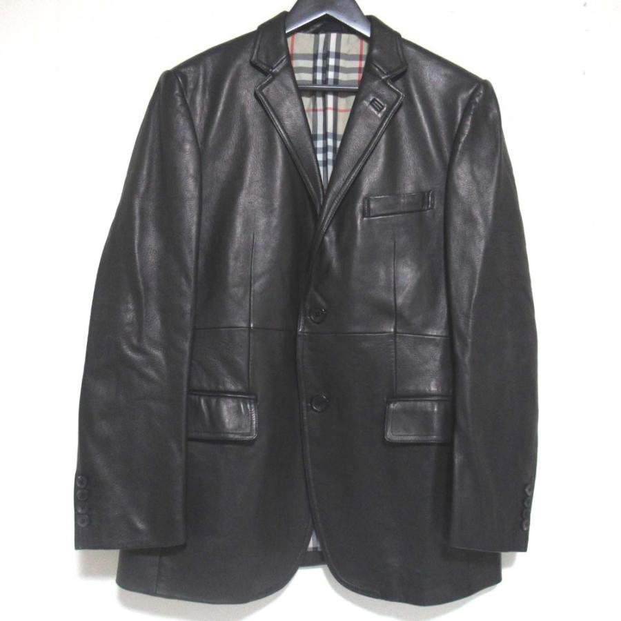 美品✨BURBERRY LONDON レザージャケット ラムレザー ノバチェック 美品 BURBERRY LONDON バーバリーロンドン ノバチェック柄ライニング