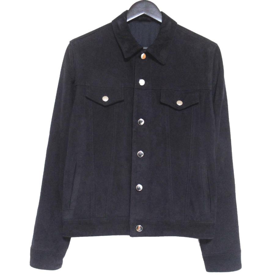 美品 SILENCE サイレンス ゴートレザー スエード トラッカージャケット