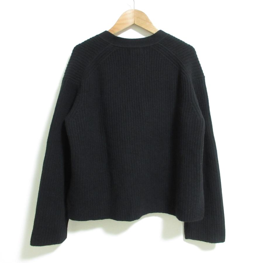 美品 Polo by Ralph Lauren ポロバイラルフローレン ポニー刺繍 ウールカシミヤ ニットカーディガン XSサイズ ブラック レディース 古着 中古 USED 美品 Polo by Ralph Lauren ポロバイラルフローレン ポニー刺繍 ウール