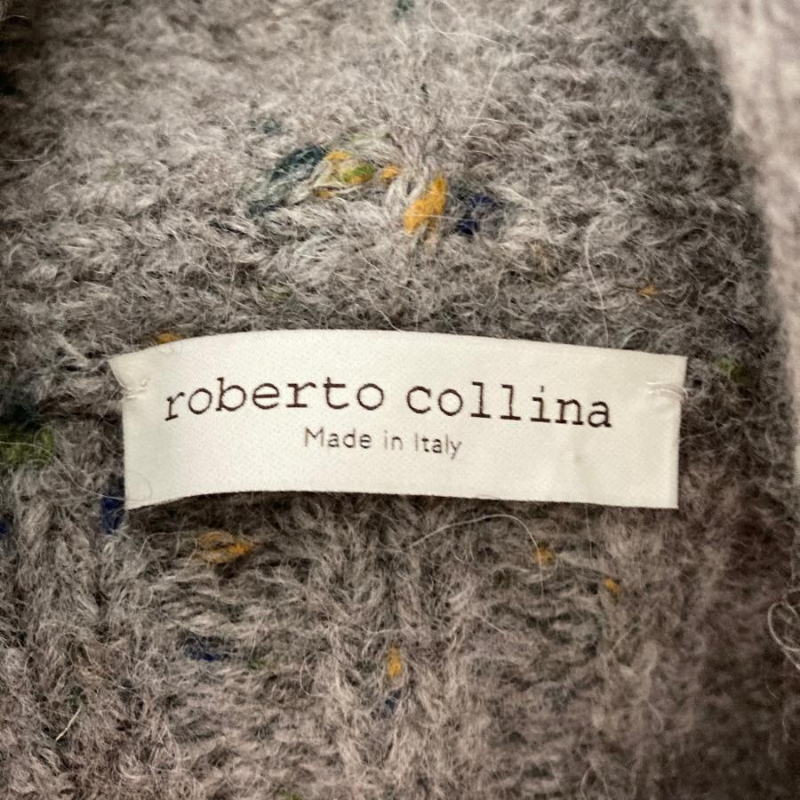 良品 roberto collina ロベルトコリーナ ショールカラー ニットカーディガン サイズ46 グレー メンズ 古着 中古 USED ROBERTO COLLINA（ロベルトコリーナ） 良品 ショールカラー ニット