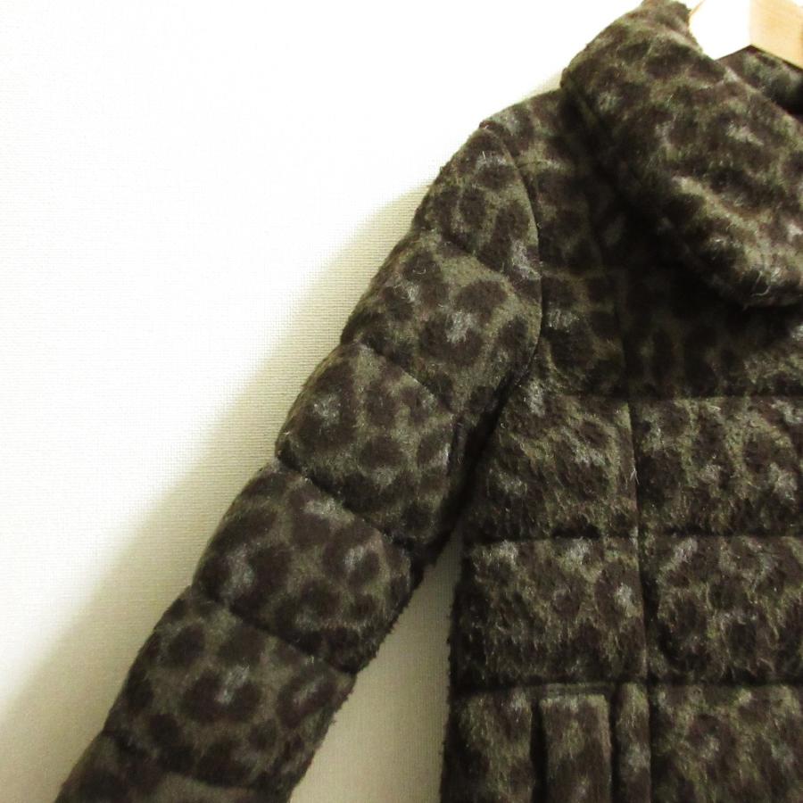 TATRAS（タトラス） 良品 レオパード柄 ダウンコート サイズ1 ブラウン 