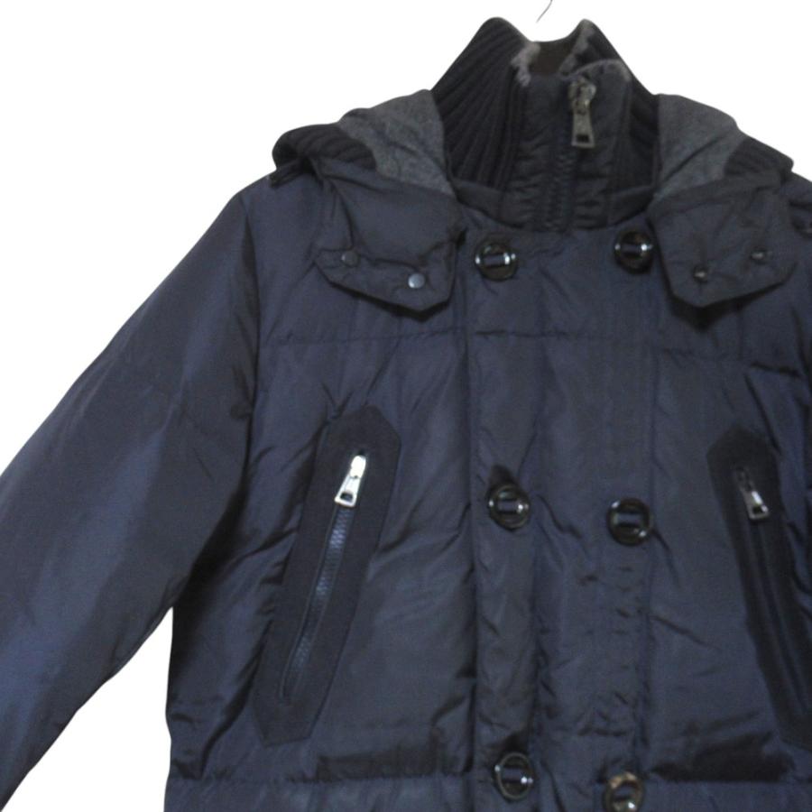 良品 MONCLER モンクレール MATHIAS マティアス フーディー ナイロン ダウンコート N3B サイズ2 ネイビー メンズ 古着 中古 USED MONCLER（モンクレール） 良品 MATHIAS マティアス フーディー