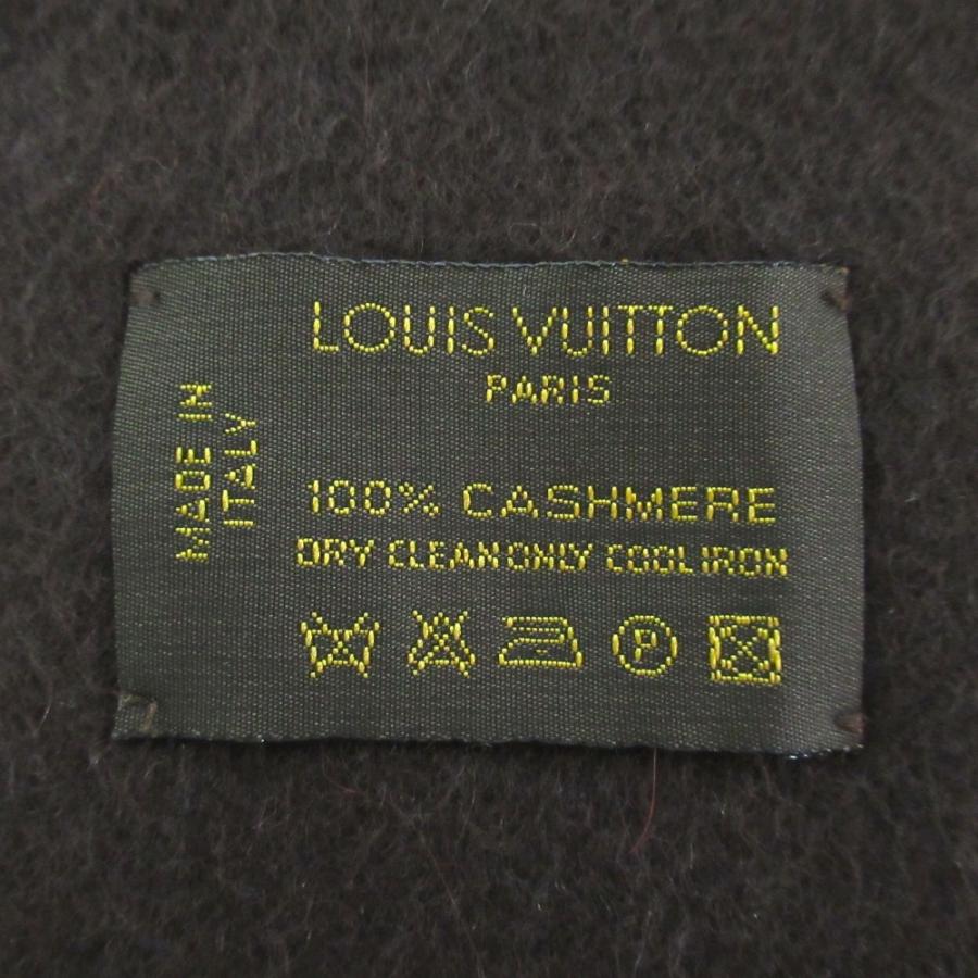 美品 LOUIS VUITTON ルイヴィトン エシャルプ ジェラム カシミヤ フリンジ マフラー LV ブラウン メンズ レディース 古着 中古 USED LOUIS VUITTON（ルイ・ヴィトン） マフラー レディース メンズ