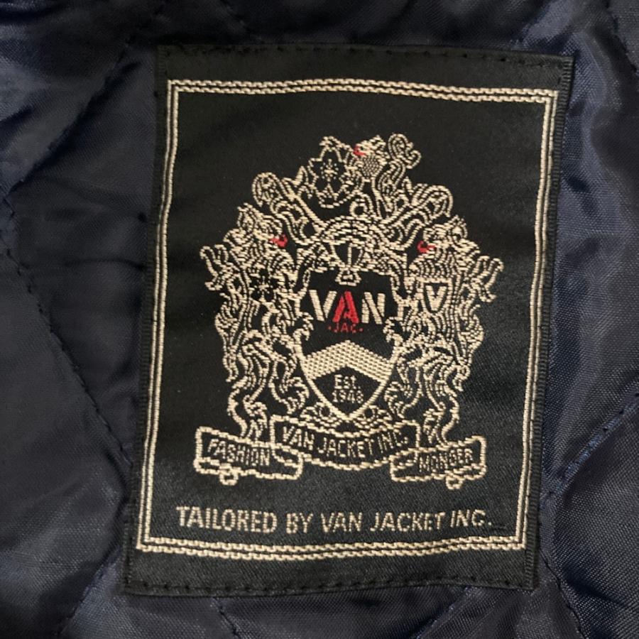 良品 VAN JACKET ヴァンジャケット ヴィンテージ 袖レザー スタジャン