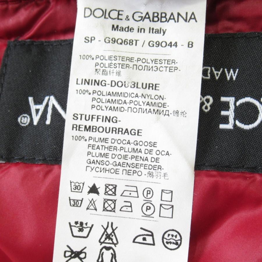 未使用 DOLCE&GABBANA ドルチェ&ガッバーナ ドルガバ チェック ダウン 