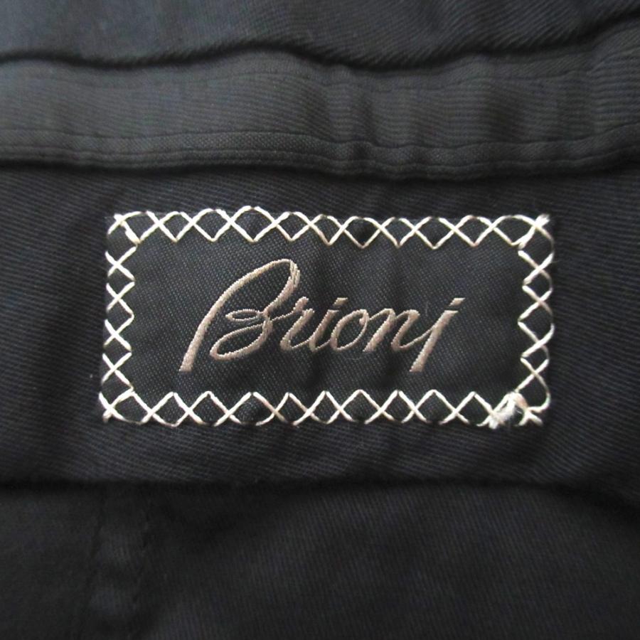 美品 Brioni ブリオーニ ベロア スラックスパンツ サイズ52 180/92A カーキ メンズ 古着 中古_8