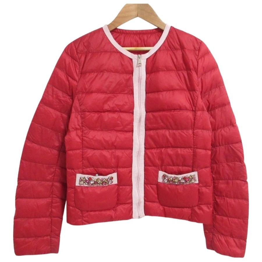 MONCLER（モンクレール） 良品 CRISTALLINE ビジュー装飾 ノーカラー