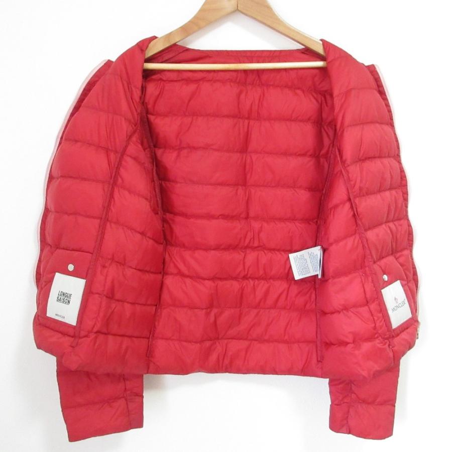 最終値下げ【新品タグ付き】　モンクレール　ナイロンビジュー　ジャケット MONCLER（モンクレール） 良品 CRISTALLINE ビジュー装飾 ノーカラー