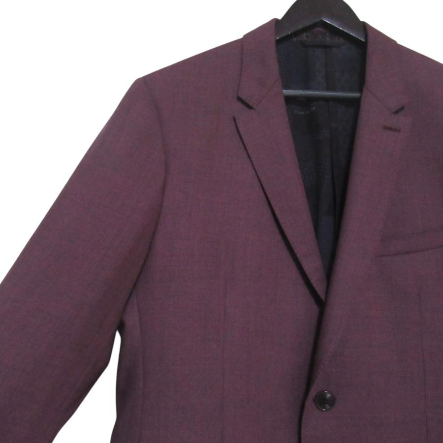 美品】 ETRO テーラードジャケット 襟ビジュー 40 黒 裏地ストライプ 