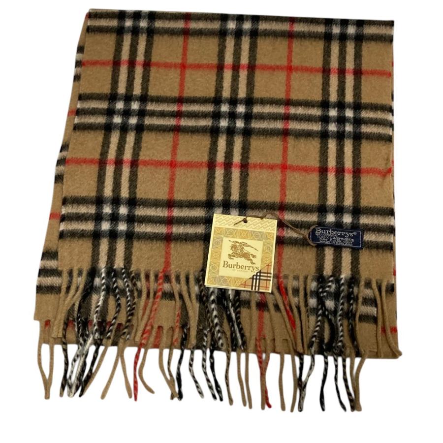 BURBERRYバーバリーカシミヤ100% マフラー ベージュ未使用 BURBERRY（バーバリー） 未使用 ノバチェック柄 カシミヤ100