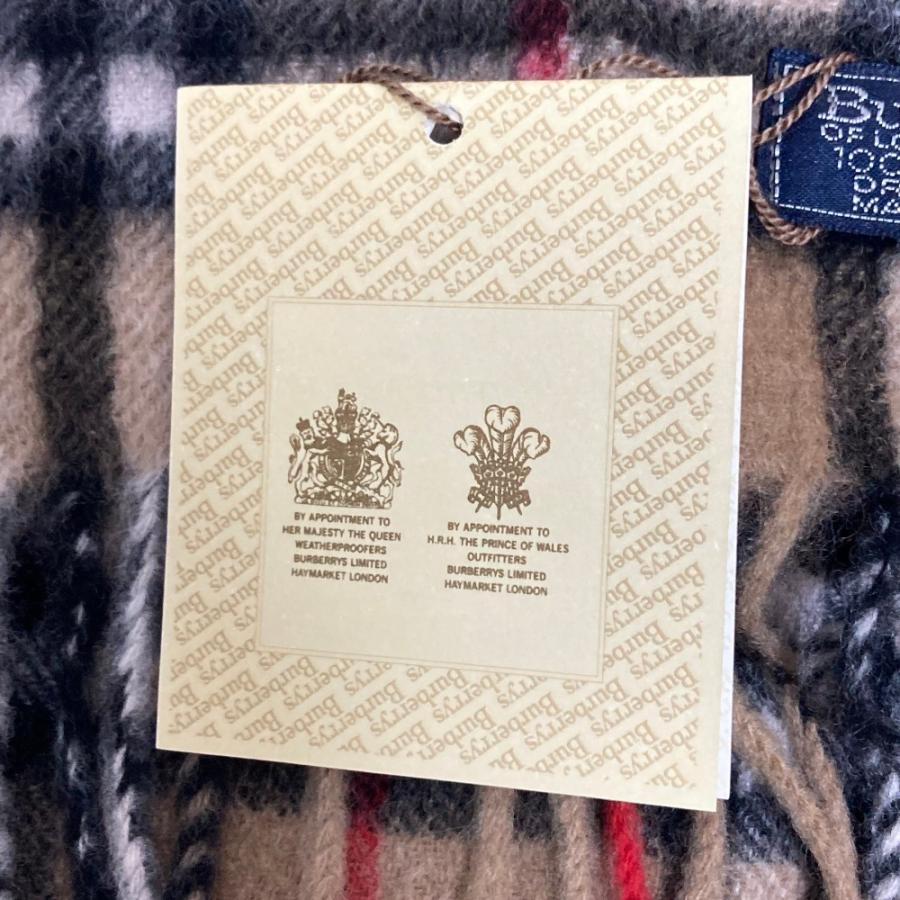 BURBERRY（バーバリー） 未使用 ノバチェック柄 カシミヤ100